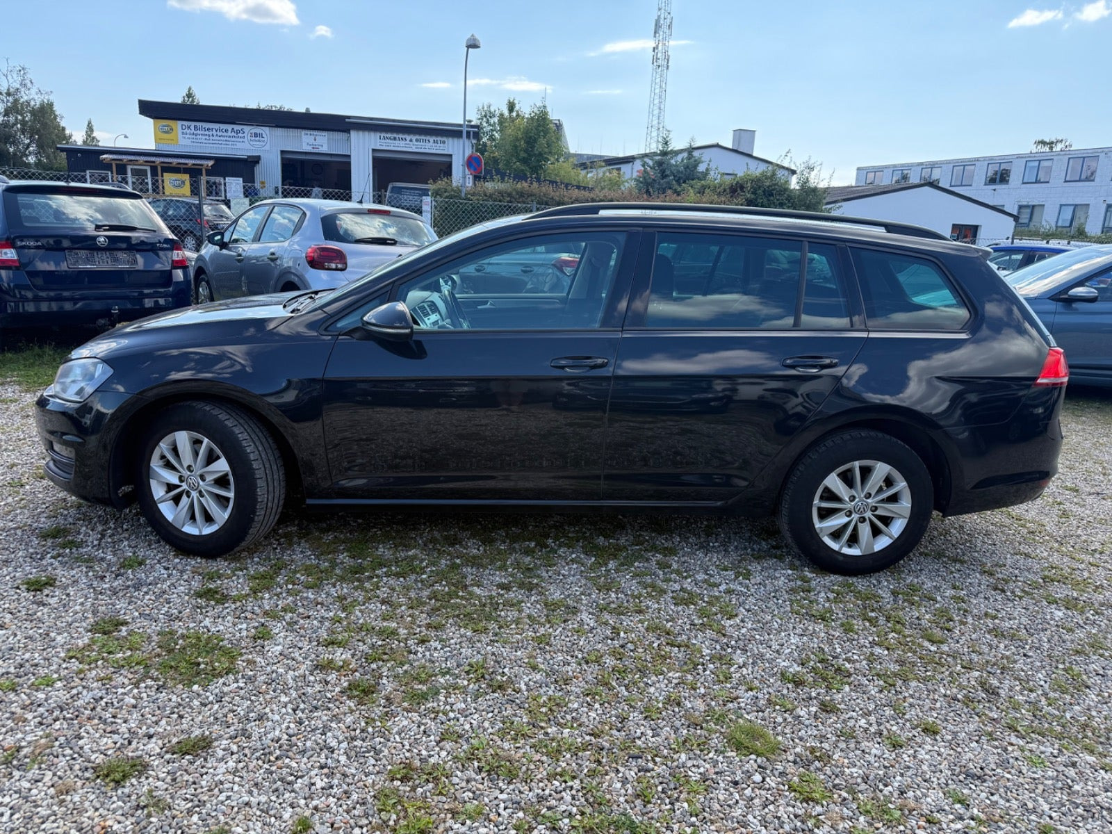Sort VW Golf VII fra 2014