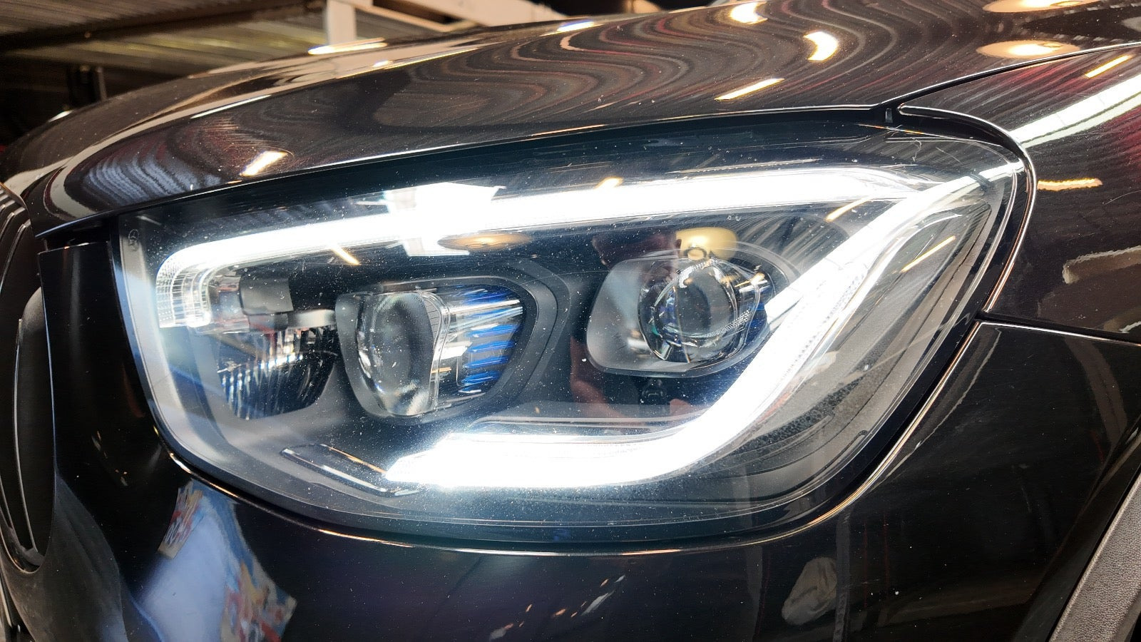 Sort Mercedes GLC63 fra 2020