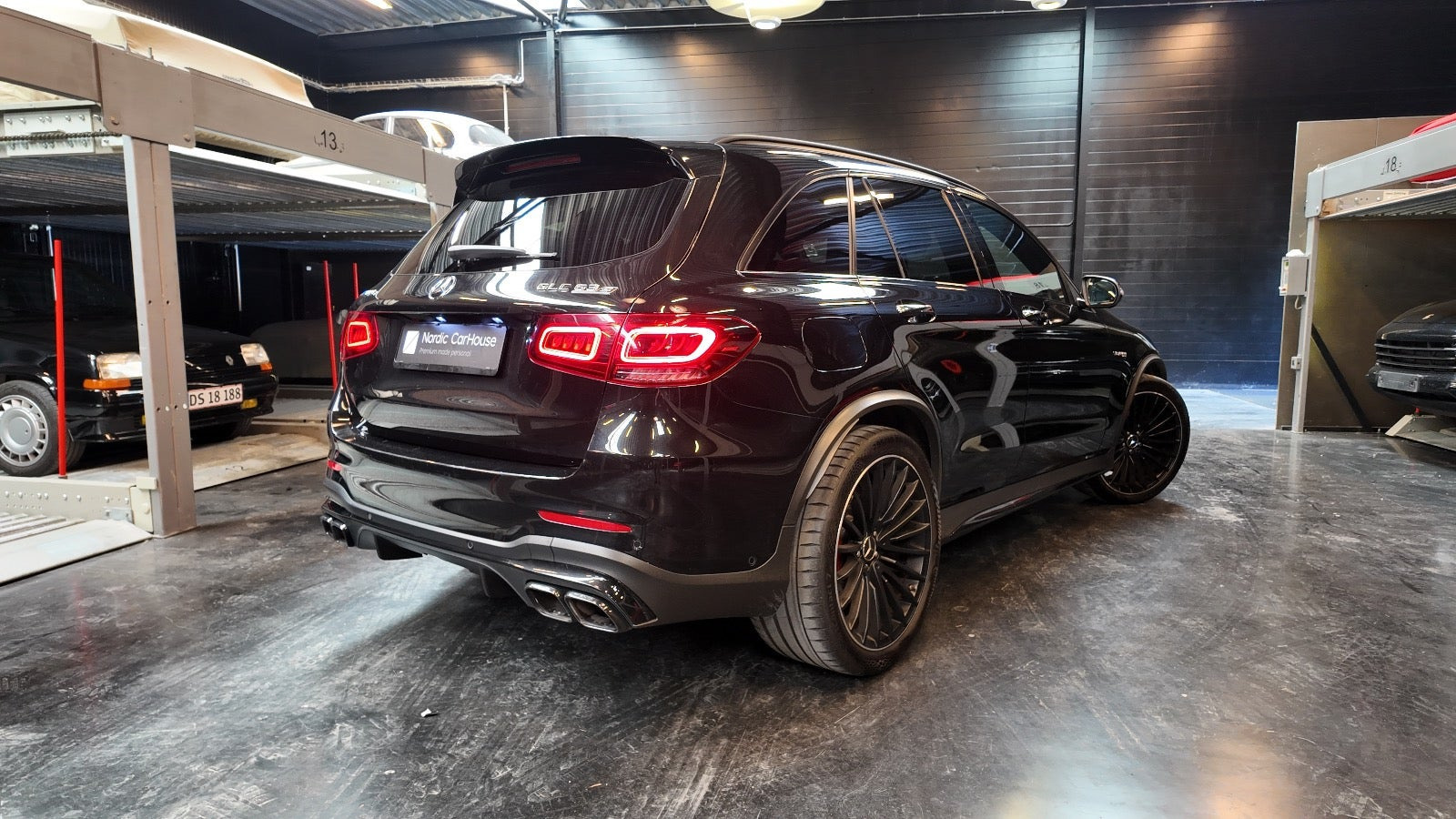 Sort Mercedes GLC63 fra 2020