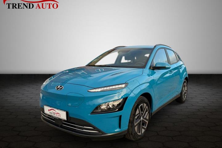 Blå Hyundai Kona fra 2021