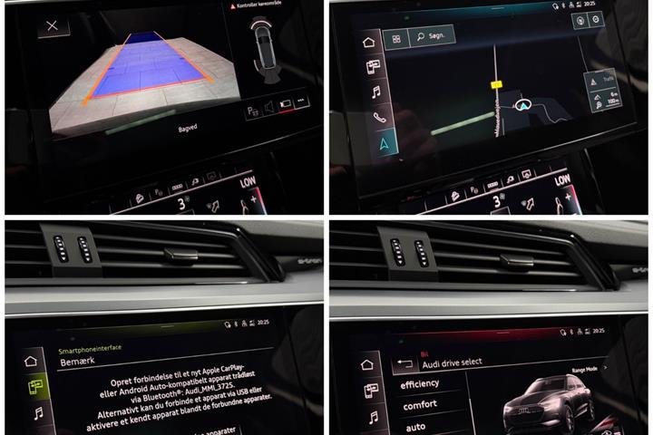 Sort Audi e-tron fra 2023
