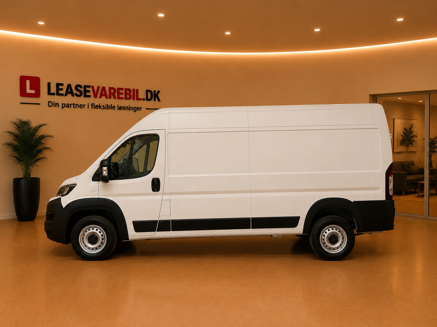 Hvid Opel Movano-e 35H fra 2025