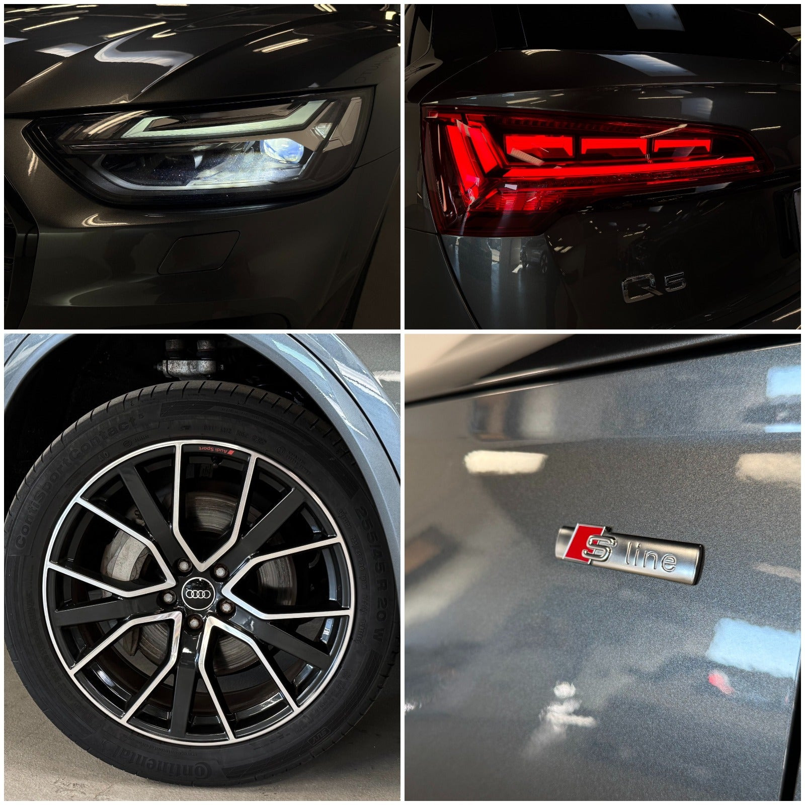 Grå Audi Q5 fra 2021