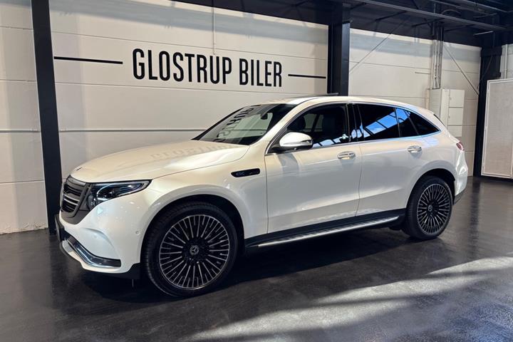 Hvid Mercedes EQC400 fra 2020
