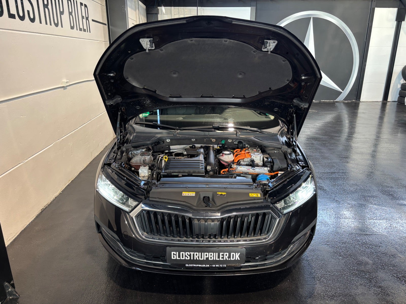 Sort Skoda Octavia fra 2021