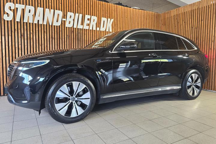 Sort Mercedes EQC400 fra 2023