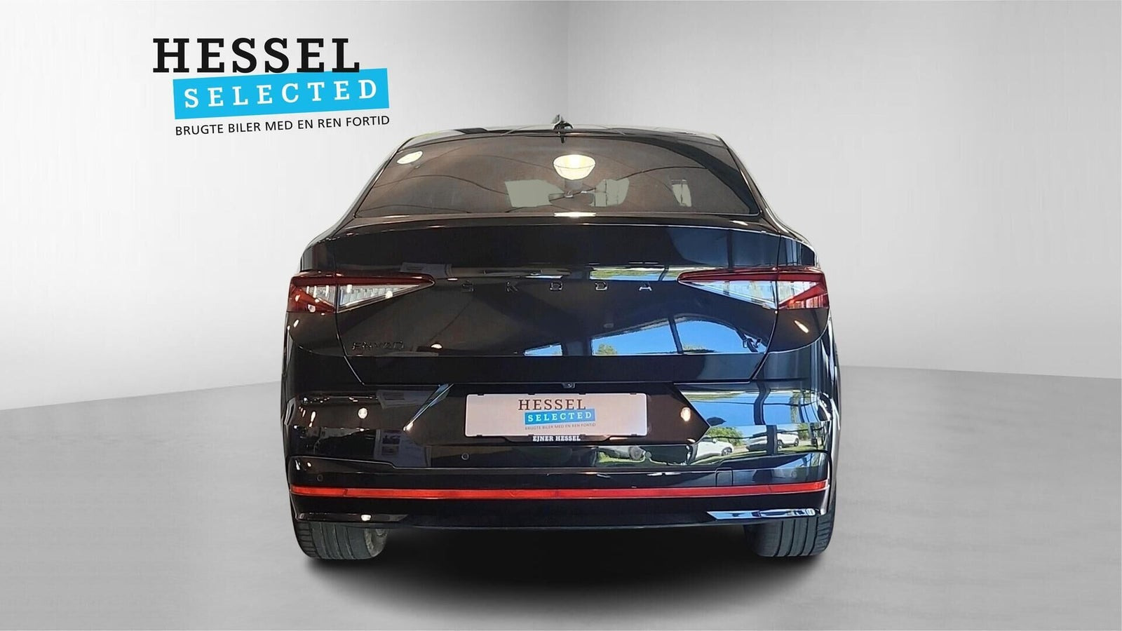 Sort Skoda Enyaq fra 2024