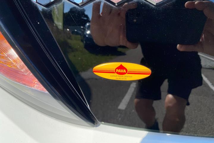 Hvid Toyota Aygo fra 2018
