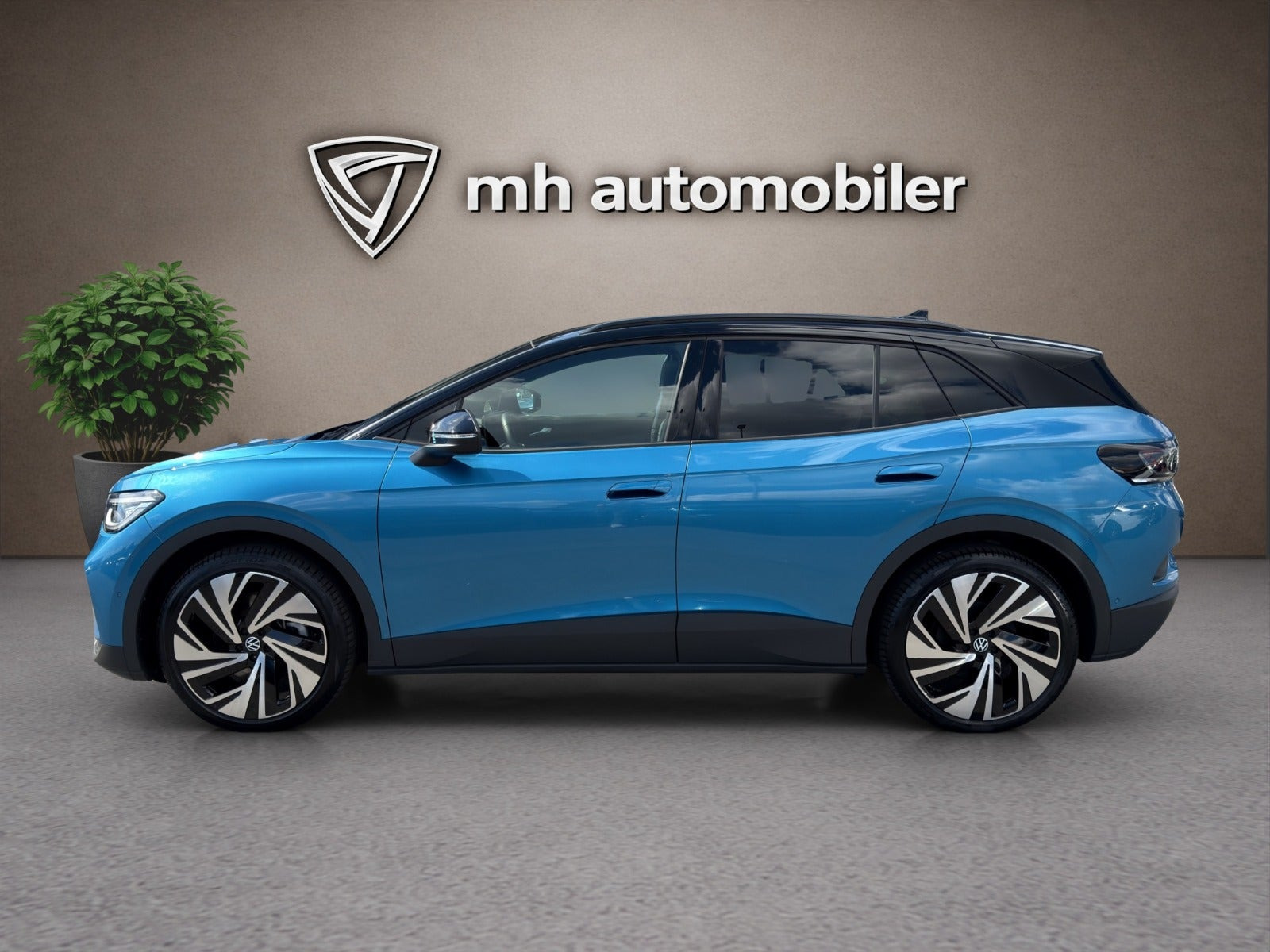 Blå VW ID.4 fra 2025