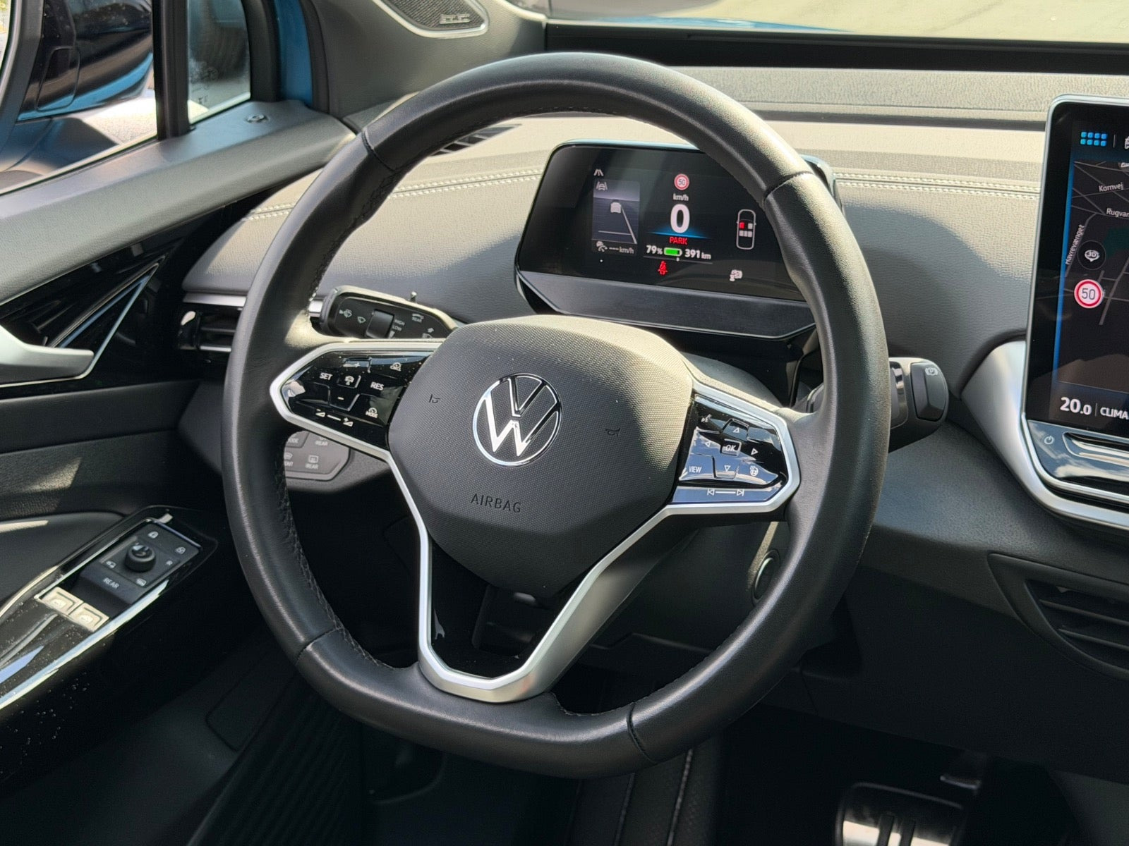 Blå VW ID.4 fra 2025