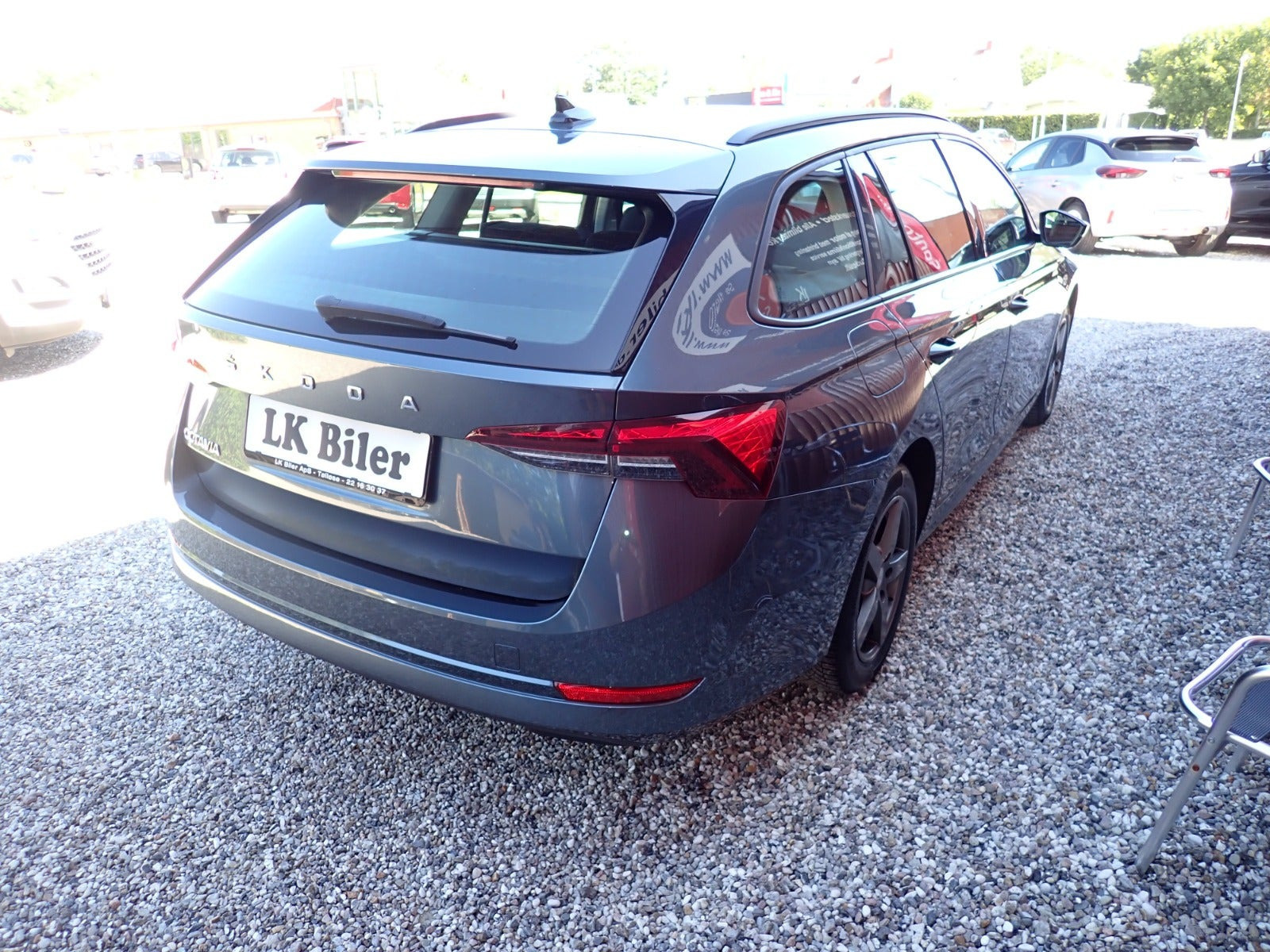 Grå Skoda Octavia fra 2021