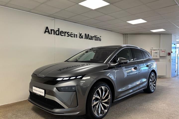 Grå Skoda Enyaq fra 2026