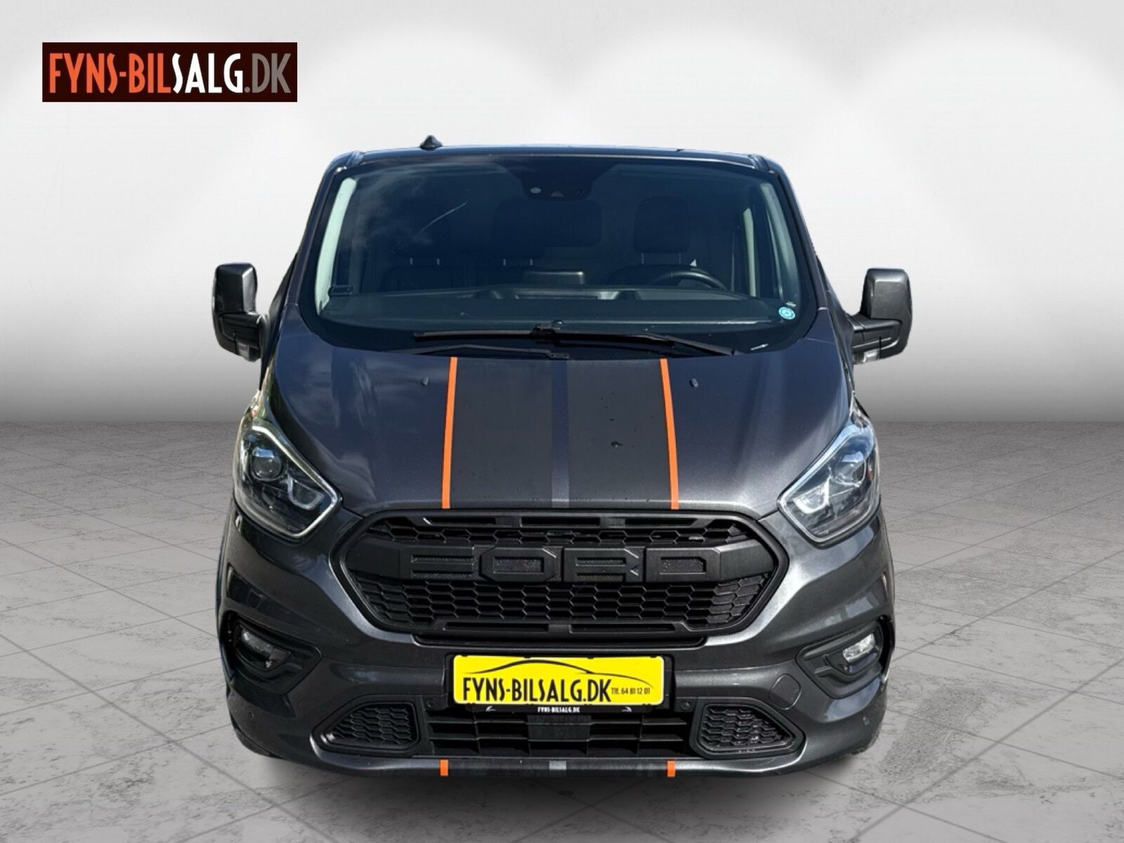 Sort Ford Transit Custom fra 2019
