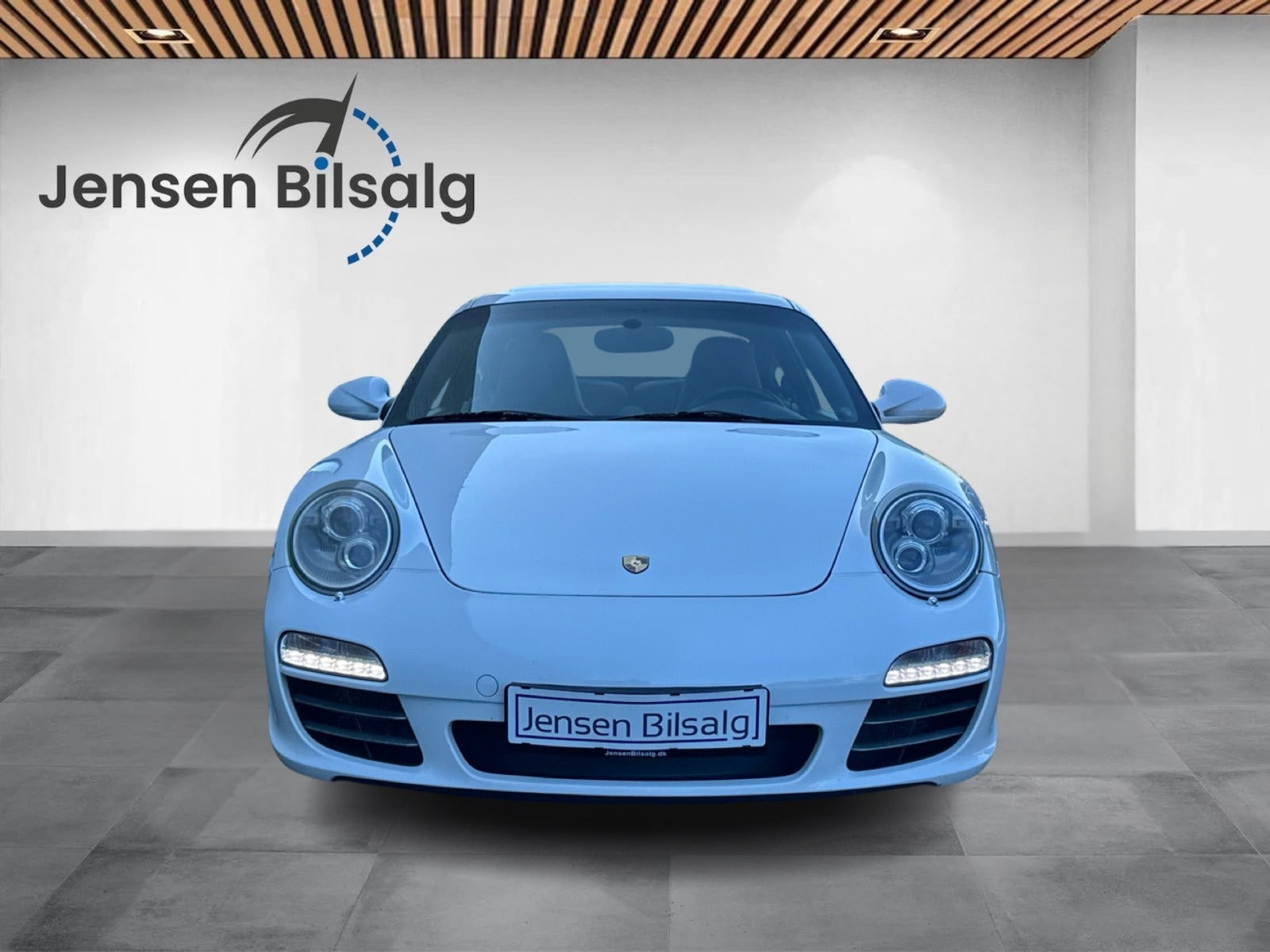 Gul Porsche 911 Carrera 4S fra 2009
