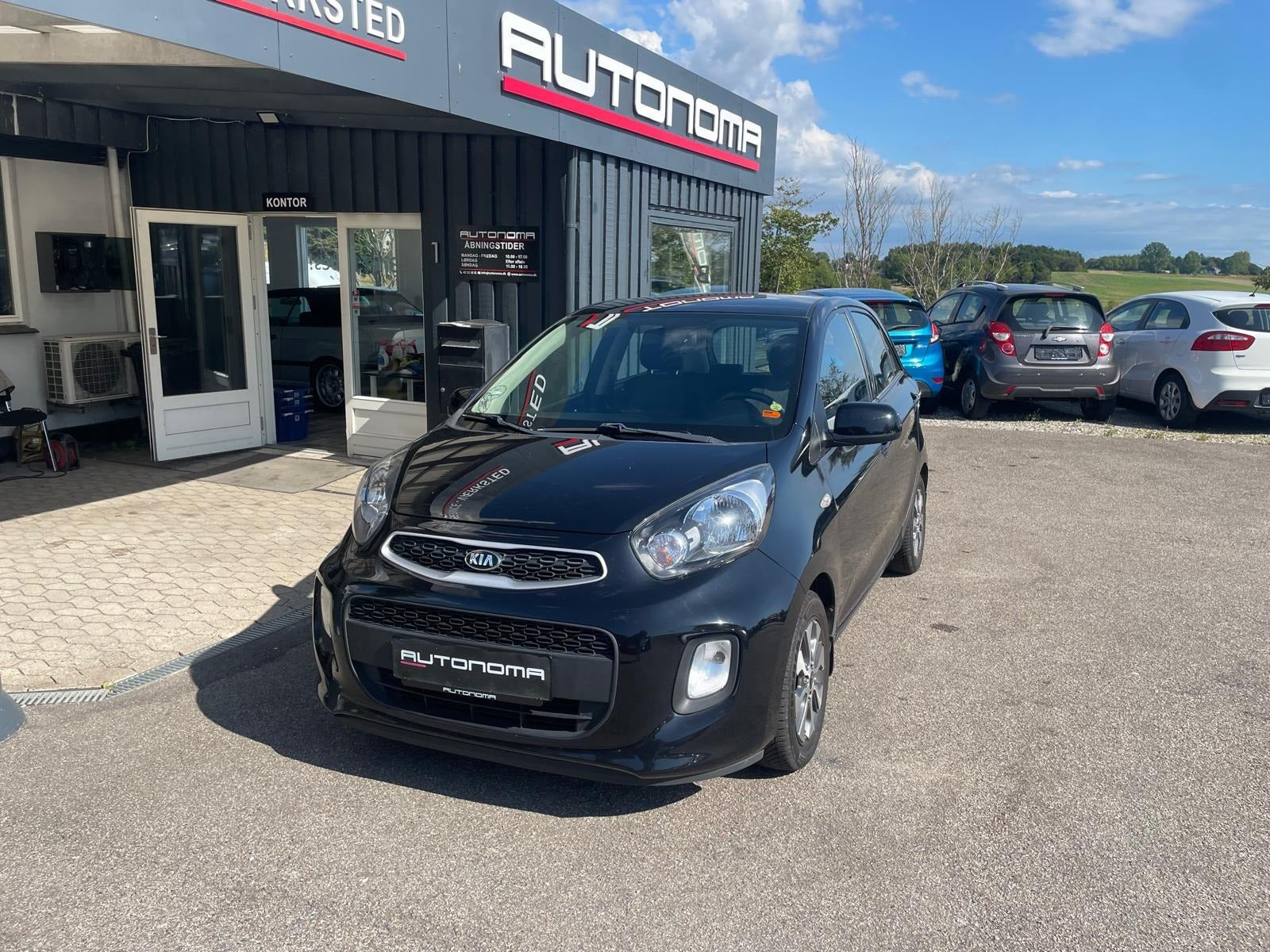 Grøn Kia Picanto fra 2017