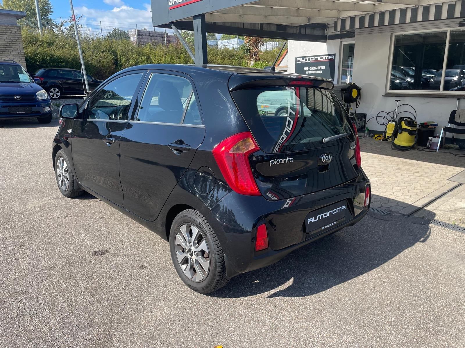 Grøn Kia Picanto fra 2017