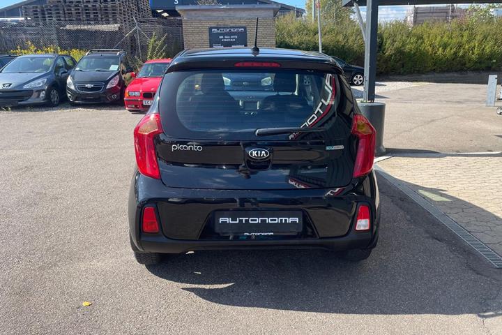 Grøn Kia Picanto fra 2017