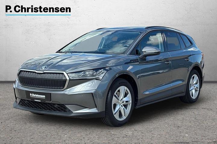 Grå Skoda Enyaq fra 2023