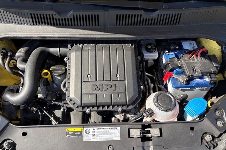 Gul Skoda Citigo fra 2019