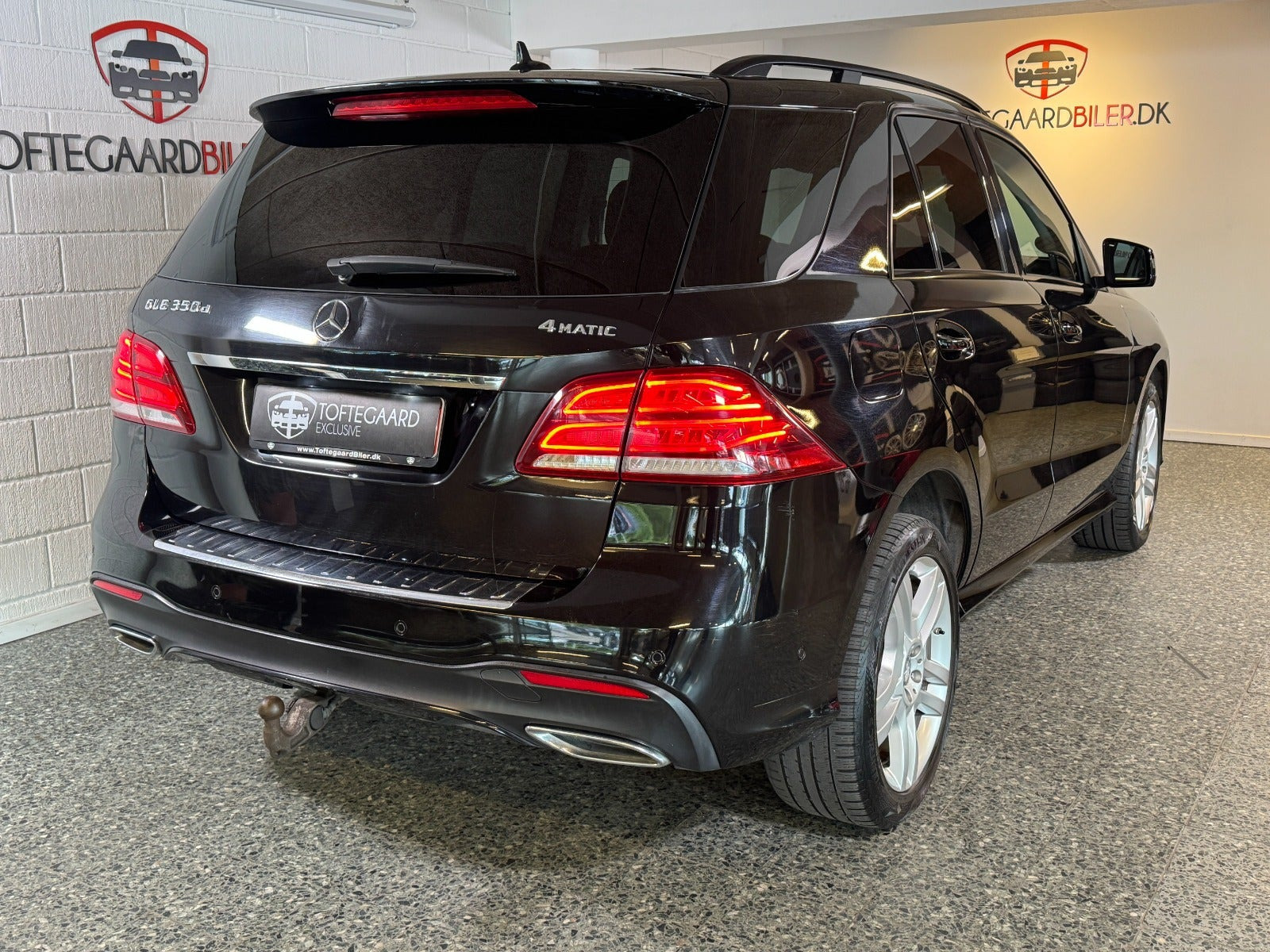 Sort Mercedes GLE350 d fra 2016