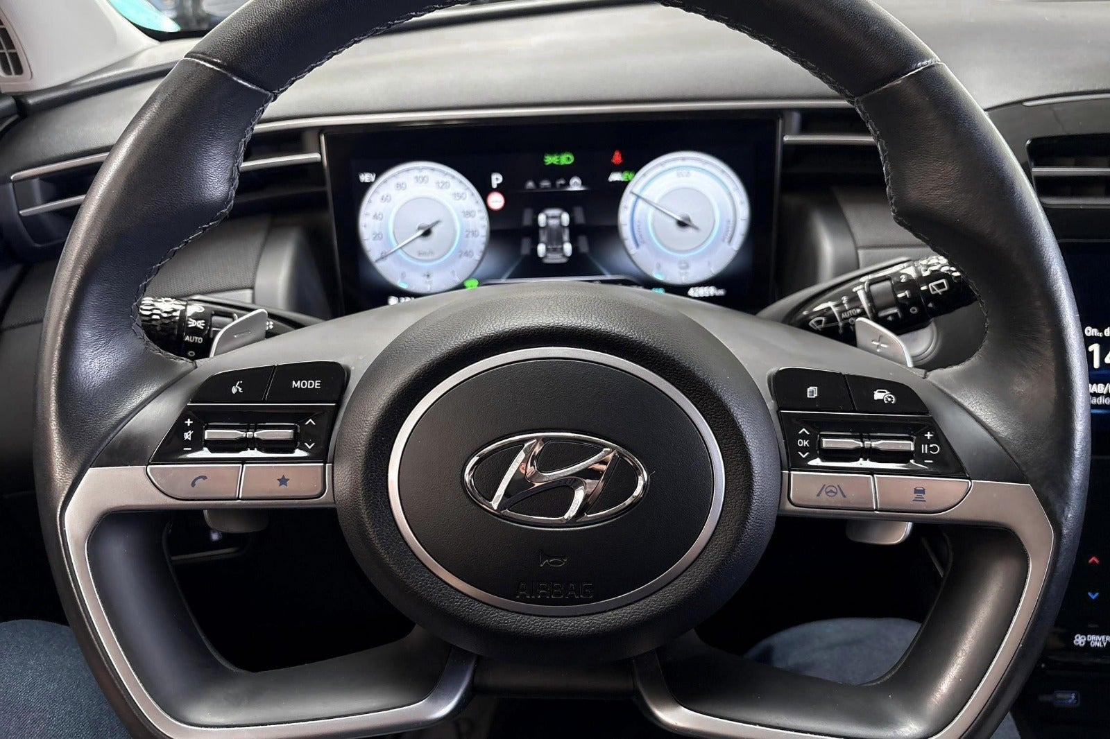 Grøn Hyundai Tucson fra 2022