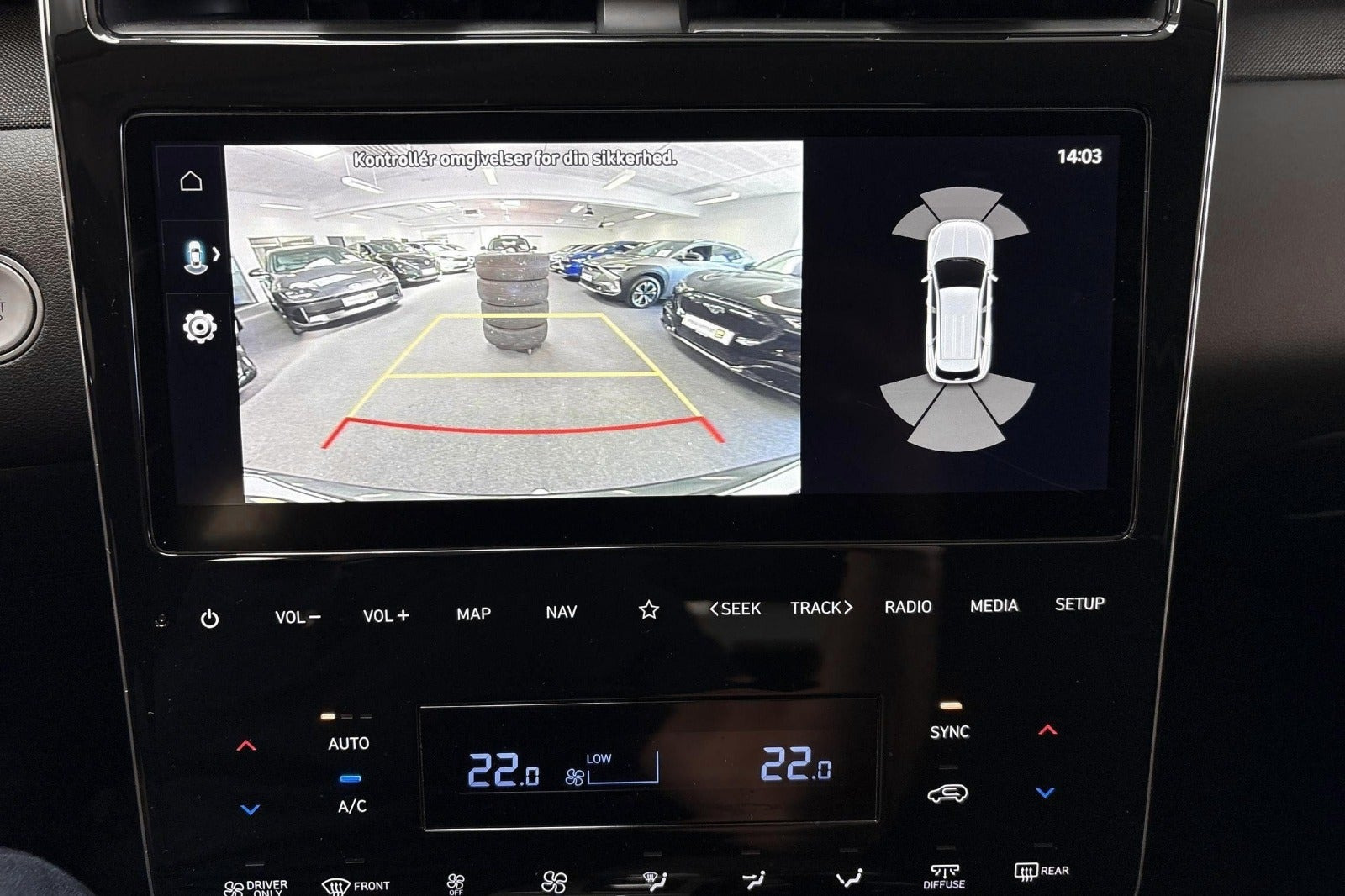 Grøn Hyundai Tucson fra 2022