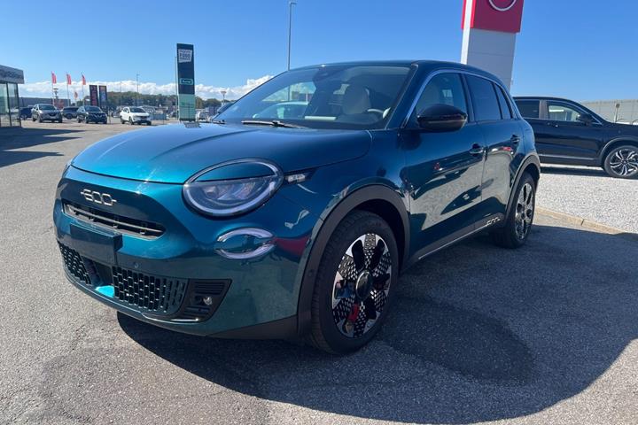 Grøn Fiat 600e fra 2024