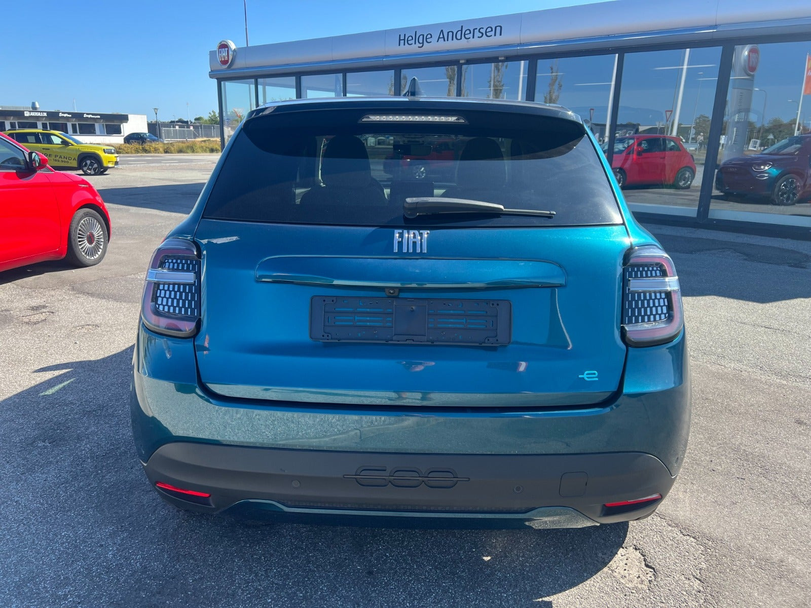 Grøn Fiat 600e fra 2024