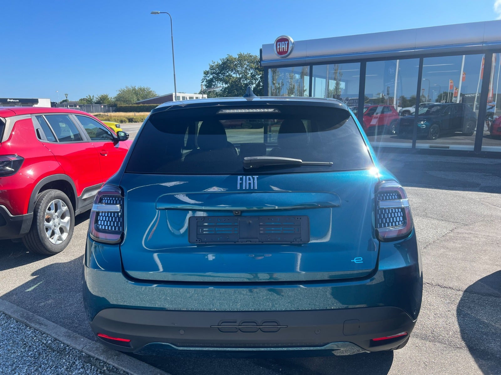 Grøn Fiat 600e fra 2024