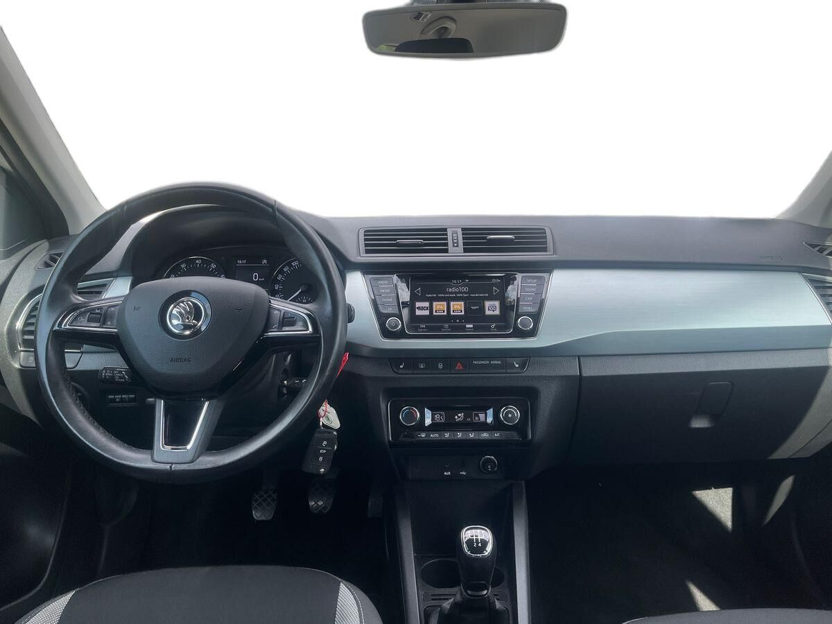 Hvid Skoda Fabia fra 2018