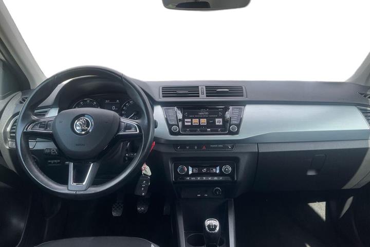 Hvid Skoda Fabia fra 2018