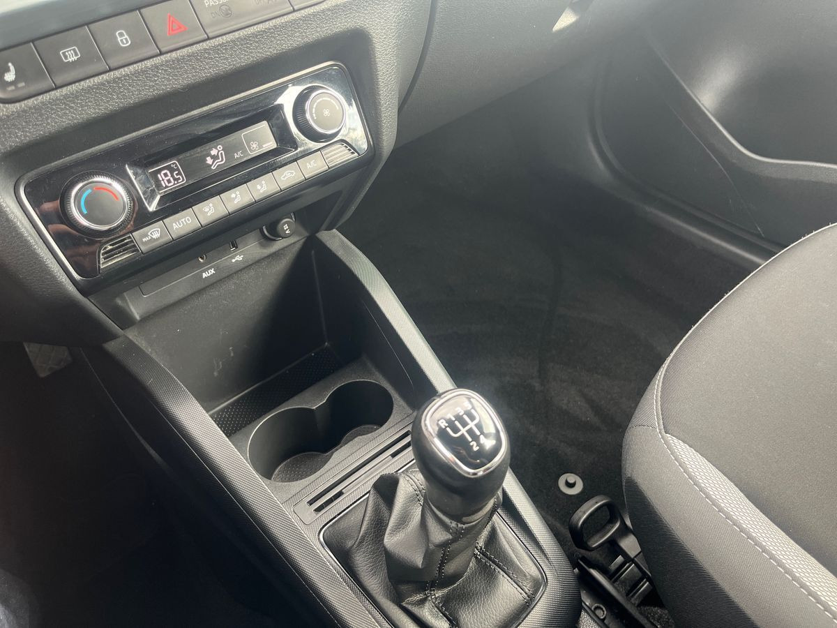 Hvid Skoda Fabia fra 2018