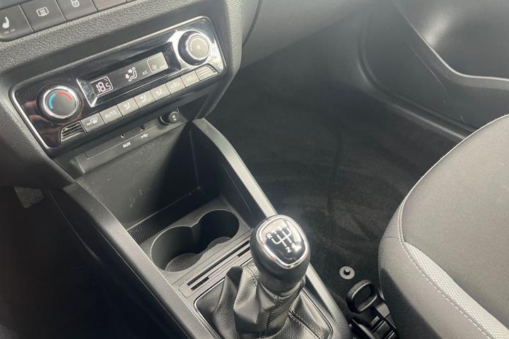 Hvid Skoda Fabia fra 2018