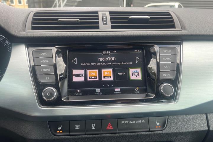 Hvid Skoda Fabia fra 2018