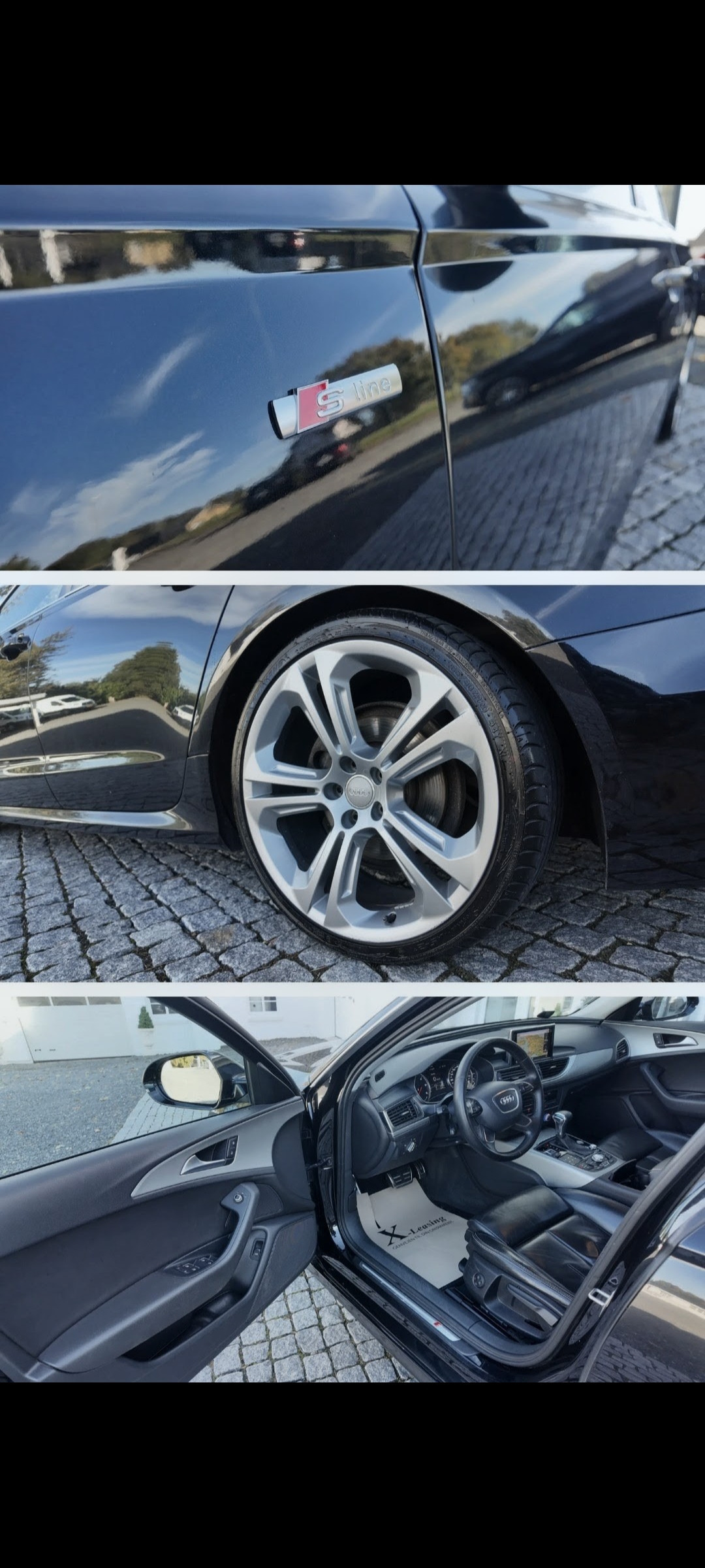 Sort Audi A6 fra 2013