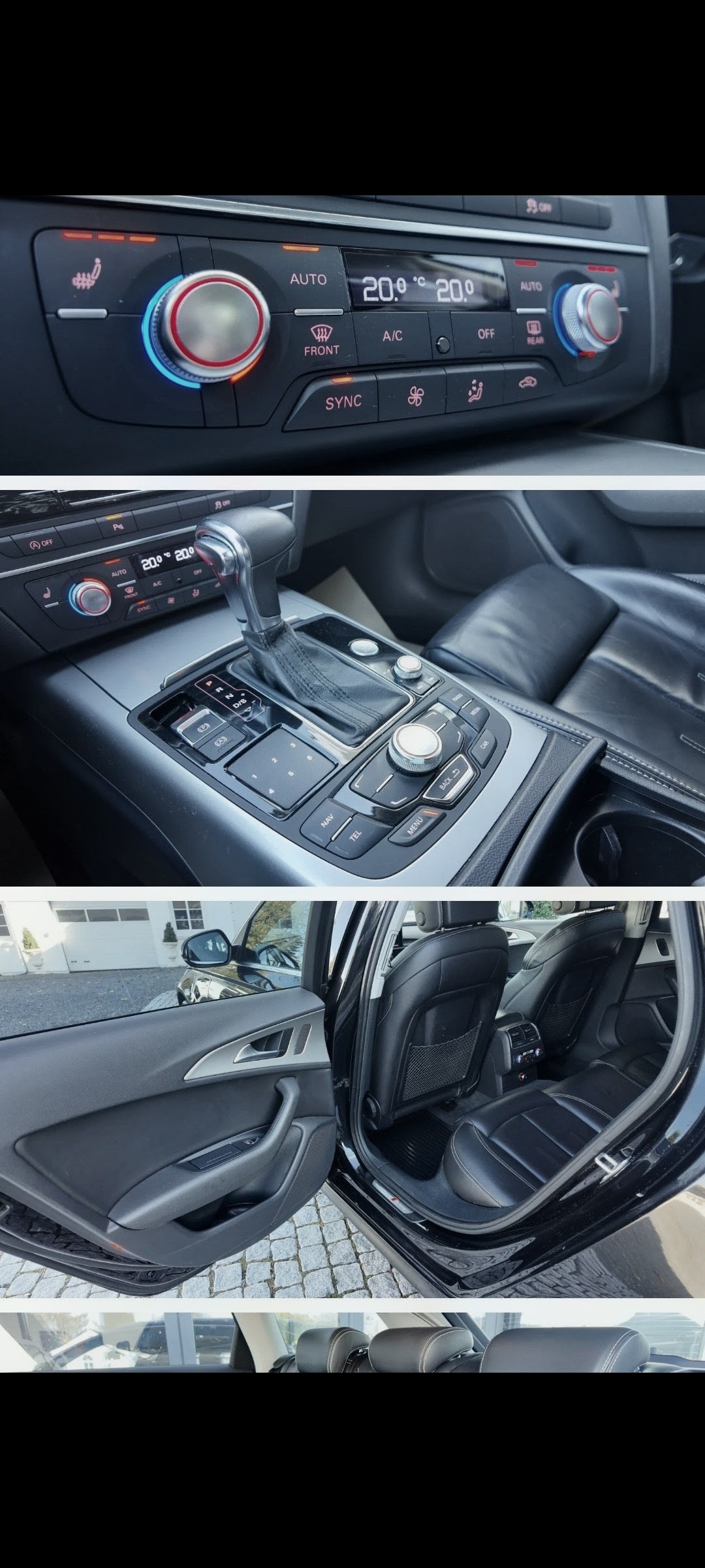 Sort Audi A6 fra 2013