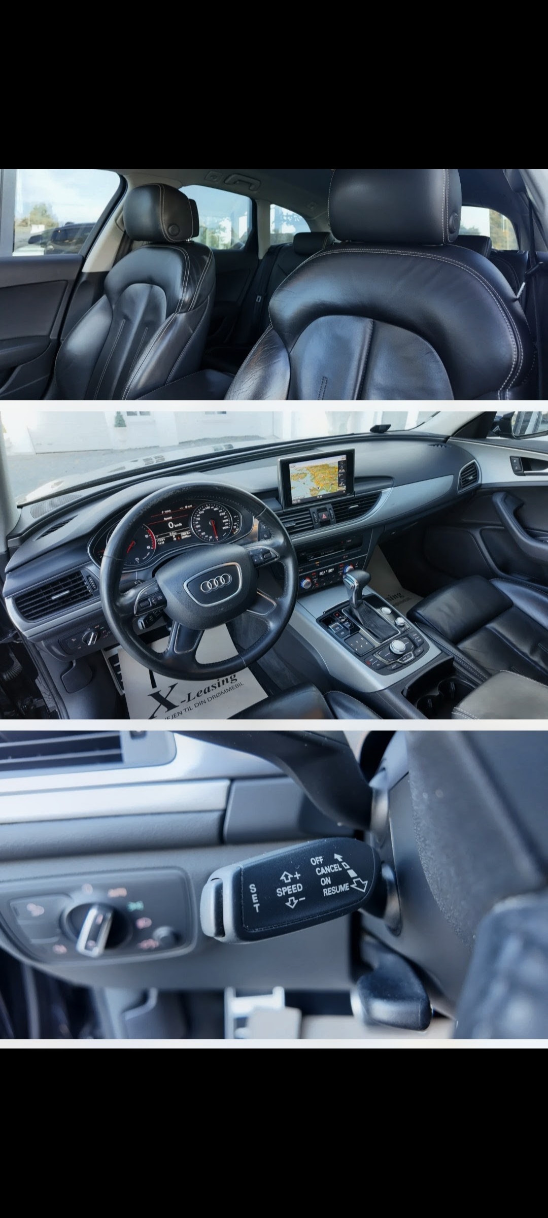 Sort Audi A6 fra 2013