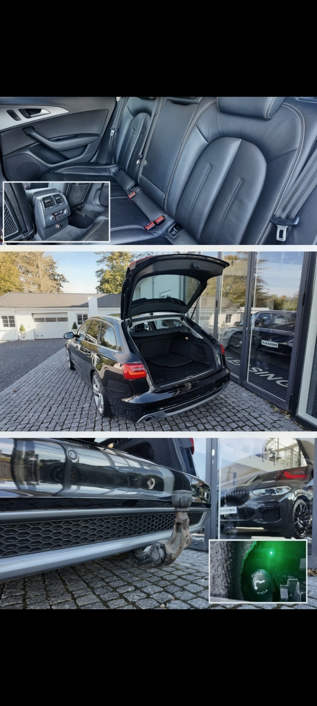 Sort Audi A6 fra 2013