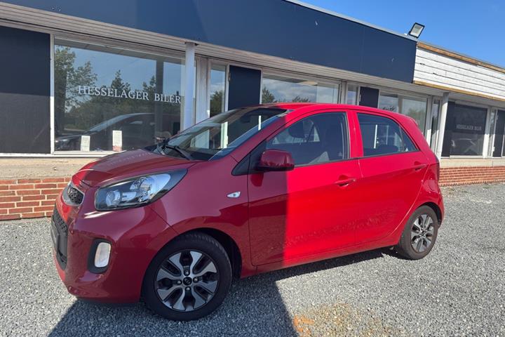 Rød Kia Picanto fra 2017