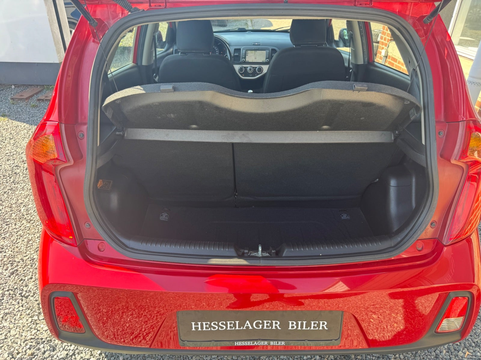 Rød Kia Picanto fra 2017