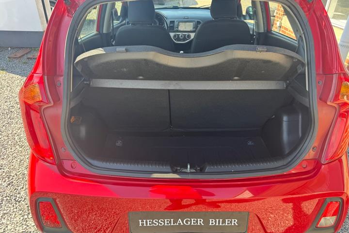 Rød Kia Picanto fra 2017