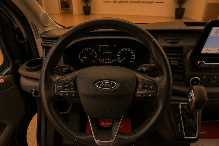 Hvid Ford Transit 350 L3 Van fra 2020