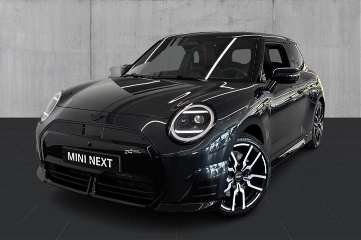 Grå Mini Cooper E fra 2025