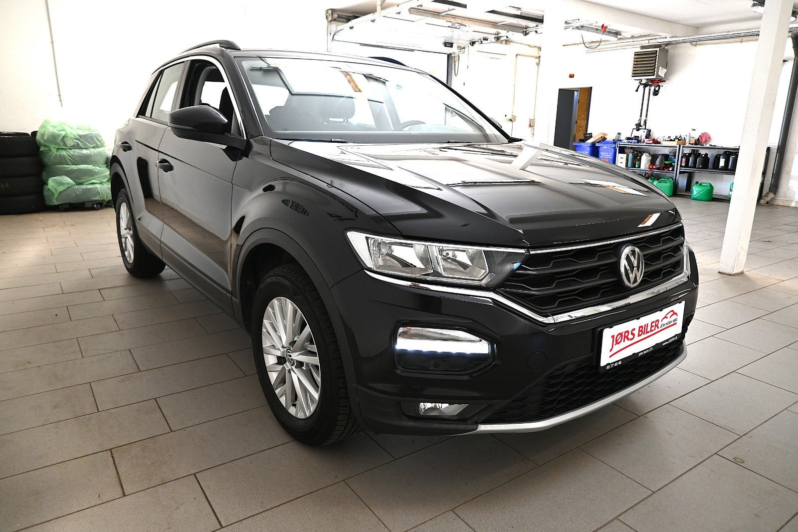 Sort VW T-Roc fra 2019