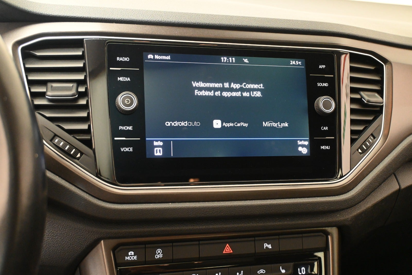 Sort VW T-Roc fra 2019