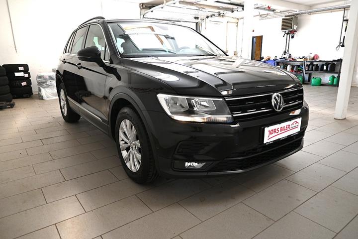 Sort VW Tiguan fra 2018