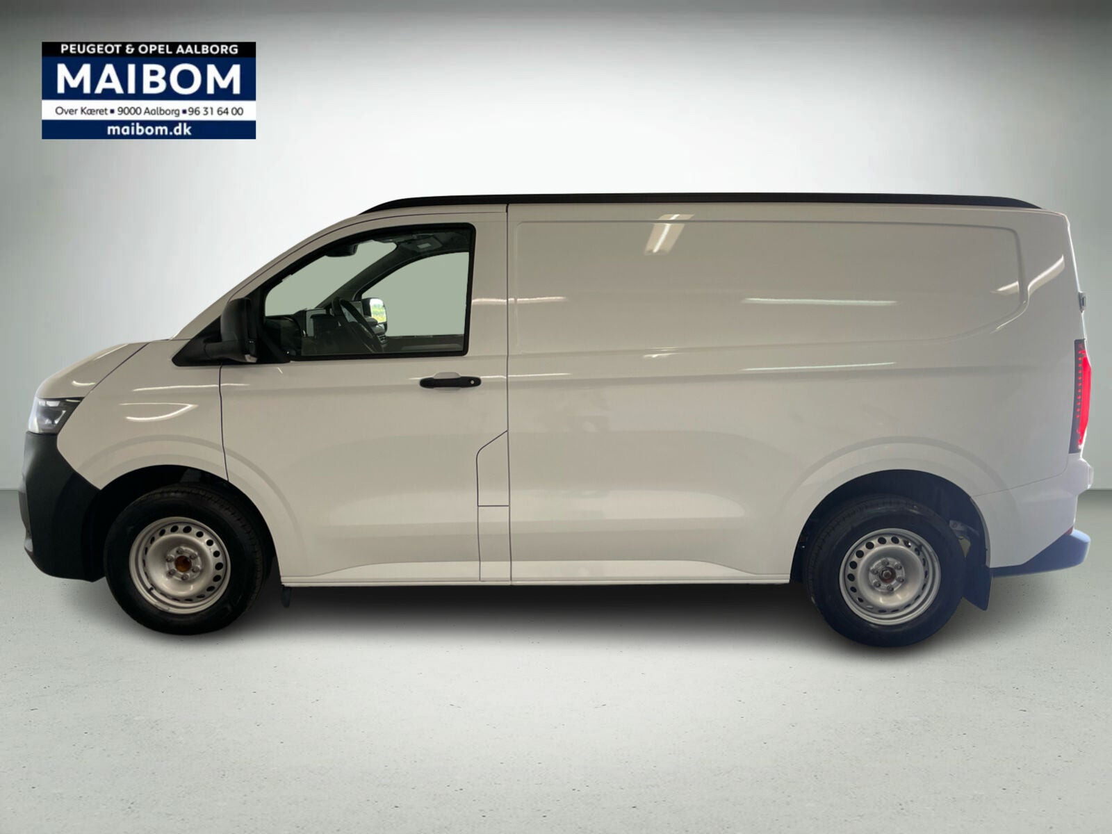 Hvid VW e-Transporter fra 2025