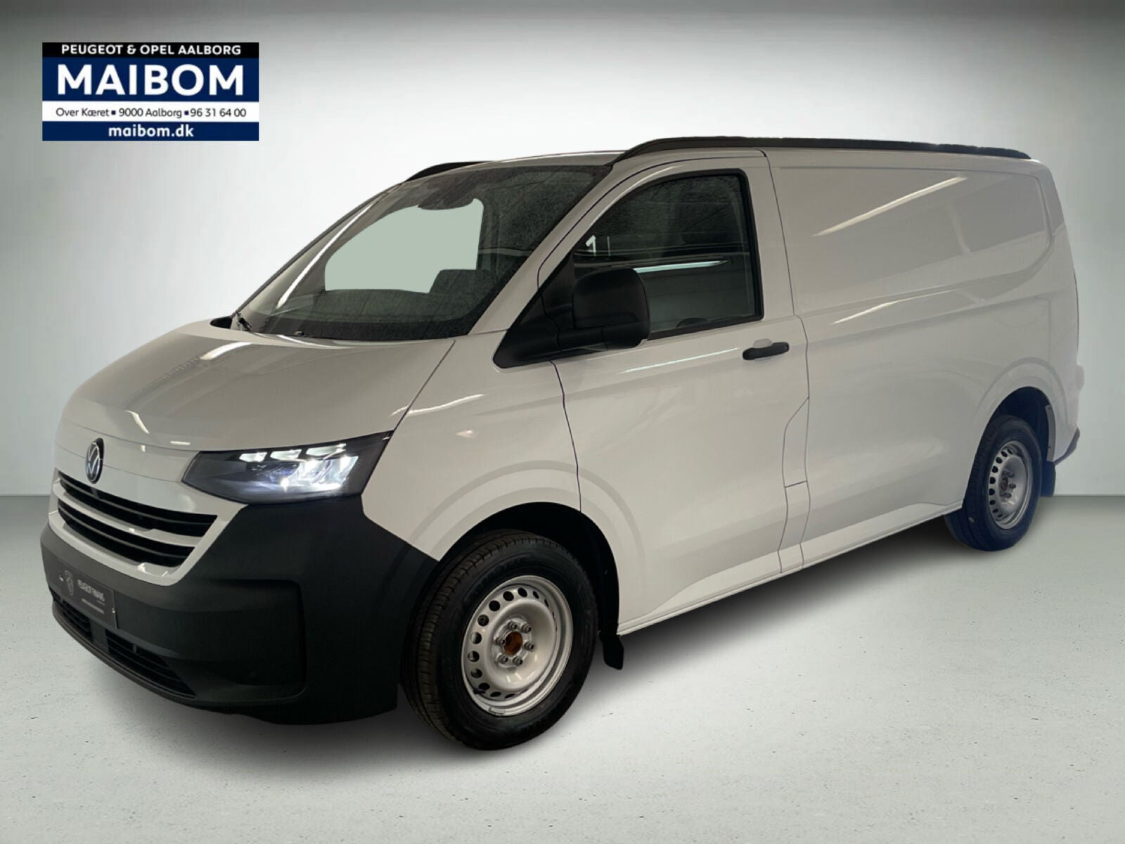Hvid VW e-Transporter fra 2025