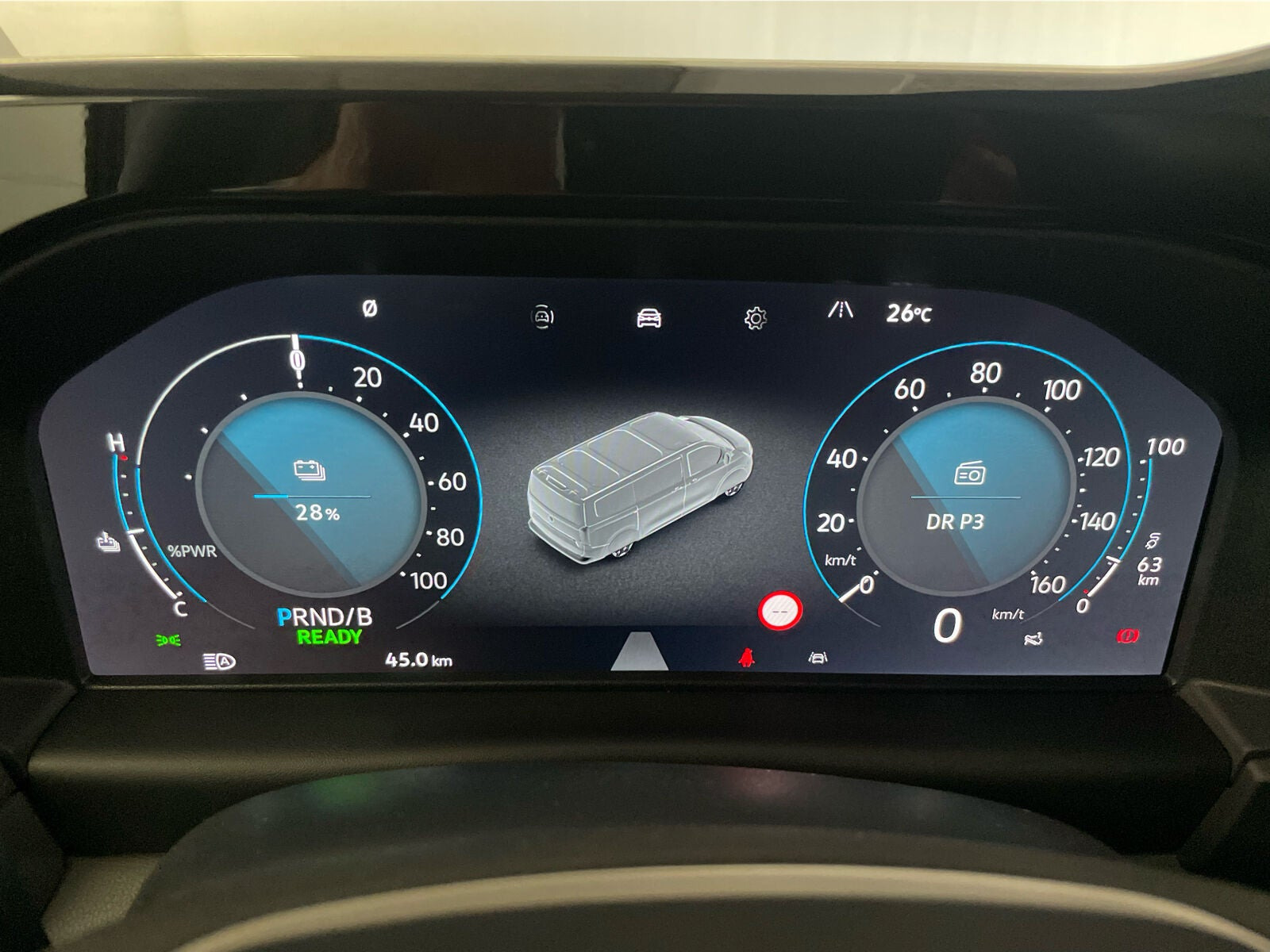 Hvid VW e-Transporter fra 2025