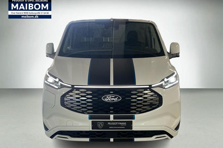 Hvid Ford E-Transit Custom 320 L1 fra 2026